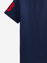 Ralph Lauren Boys Jersey Logo T-Shirt in Navy