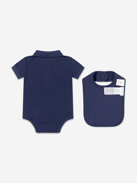 Ralph Lauren Baby Boys Bodysuit Gift Set in Navy