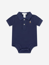 Ralph Lauren Baby Boys Bodysuit Gift Set in Navy