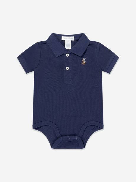 Ralph Lauren Baby Boys Bodysuit Gift Set in Navy