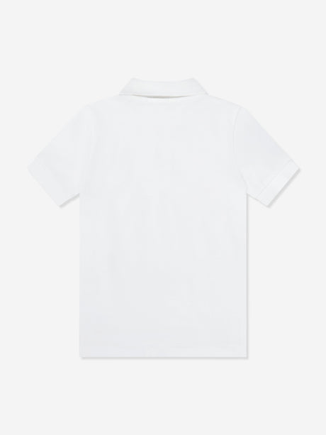 Ralph Lauren Boys Logo Polo Top in White