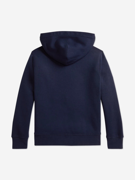 Ralph Lauren Boys Polo Bear Hoodie In Navy