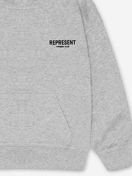 REPRESENT Kids Mini Owners Club Hoodie in Grey