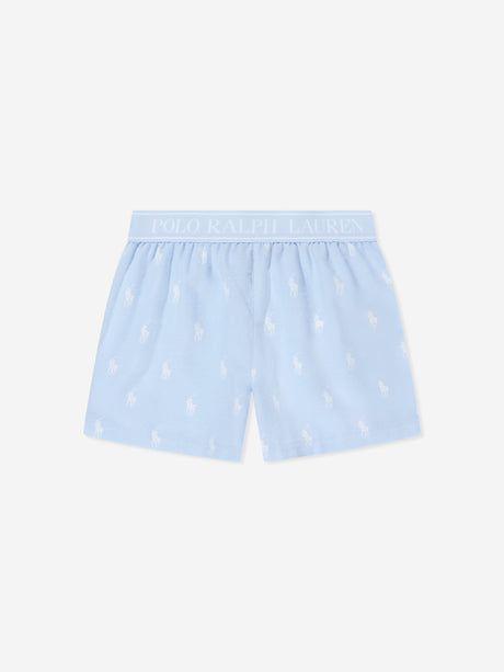 Ralph Lauren Girls Short Pyjamas Set in Blue