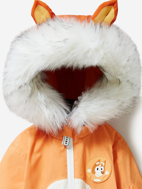 Roarsome Kids Bingo Snowsuit in Orange