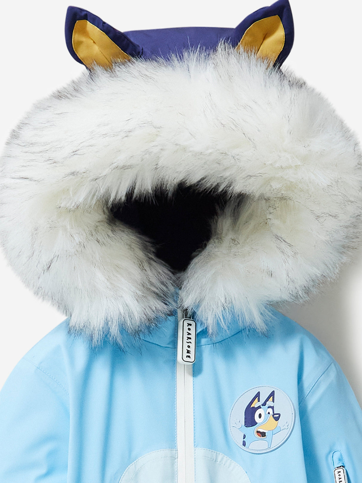 Roarsome Kids Bluey Snowsuit in Blue