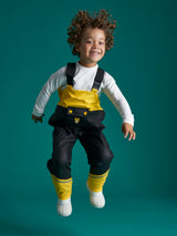 Roarsome Kids Dash The Leopard Waterproof Trousers in Yellow