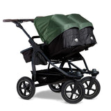TFK Duo 2 Double Pushchair with 2 Combi Units – All-Terrain Twin from Birth to 3 Years