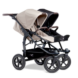 TFK Duo 2 Double Pushchair with 2 Combi Units – All-Terrain Twin from Birth to 3 Years