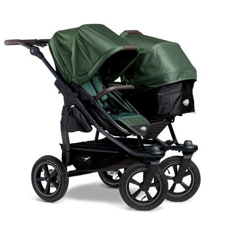 TFK Duo 2 Double Pushchair with 2 Combi Units – All-Terrain Twin from Birth to 3 Years