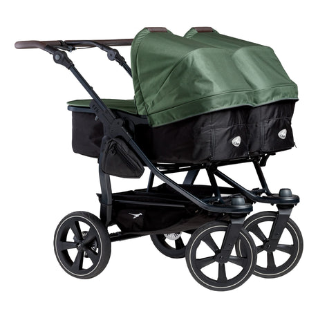 TFK Duo 2 Double Pushchair with 2 Combi Units – All-Terrain Twin from Birth to 3 Years
