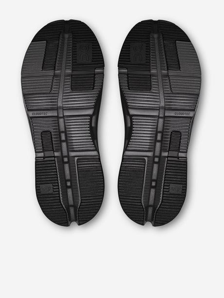 On Running Kids Cloudnova Trainers in Black