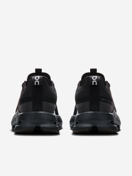 On Running Kids Cloudnova Trainers in Black