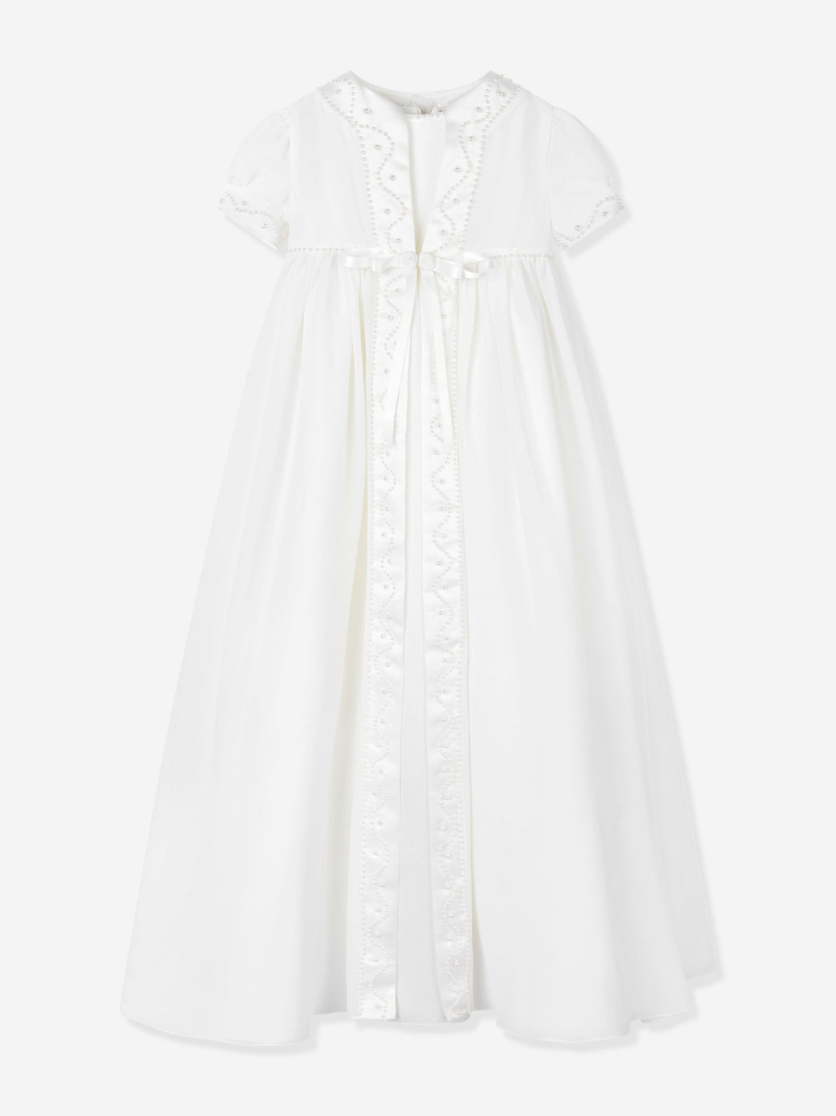 Sarah Louise Baby Girls Christening Robe, Coat and Bonnet in Ivory