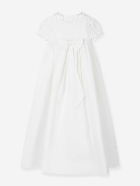 Sarah Louise Baby Girls Christening Robe, Coat and Bonnet in Ivory