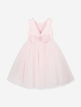 Sarah Louise Girls Ceremonial Ballerina Length Dress in Pink