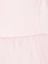 Sarah Louise Girls Ceremonial Ballerina Length Dress in Pink