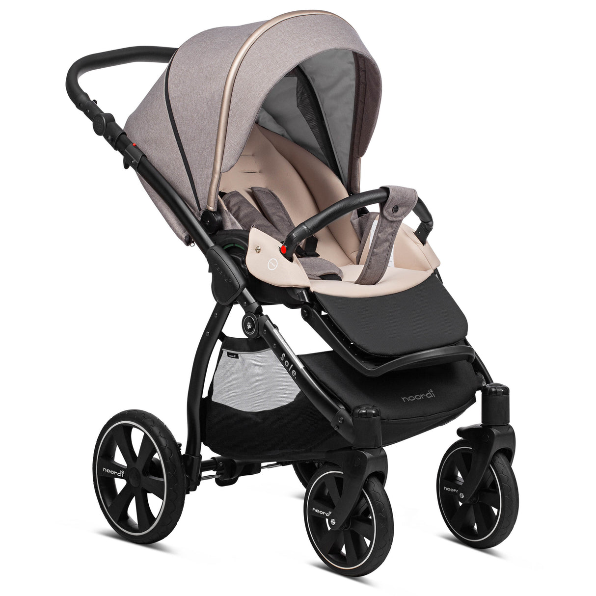 Noordi Sole Go 3in1 + Travel Carrier Car Seat, Beige