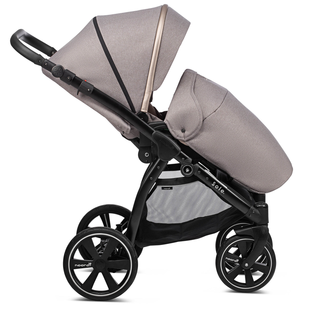 Noordi Sole Go 3in1 + Travel Carrier Car Seat, Beige