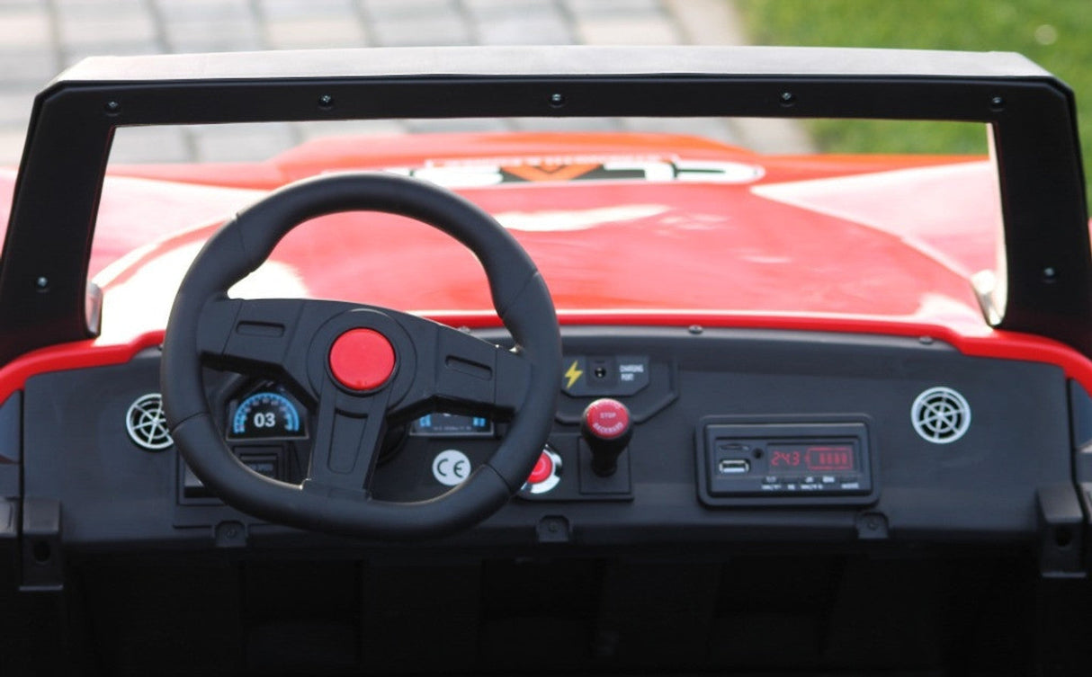 Clash XL 24V Electric Ride On Buggy - Red