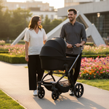 Noordi Sole V3 - 2in1 Pushchair with ThermoCot™ Carrycot, Slate Black