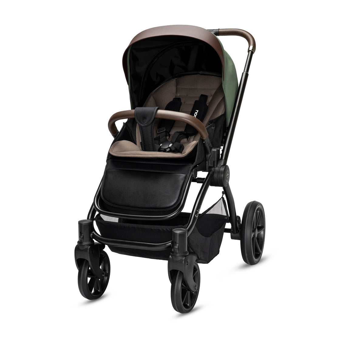 Noordi Sole V3 + Travel Carrier car seat, Woodland Green