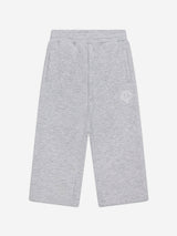 The Couture Club Kids Emblem Applique Joggers in Grey