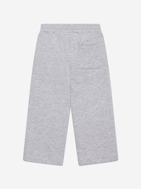 The Couture Club Kids Emblem Applique Joggers in Grey