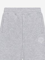 The Couture Club Kids Emblem Applique Joggers in Grey