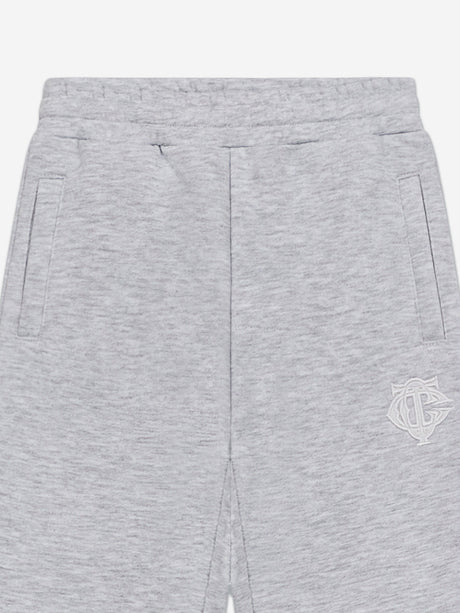 The Couture Club Kids Emblem Applique Joggers in Grey
