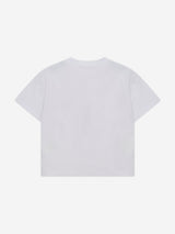 The Couture Club Kids Emblem Applique T-Shirt in White