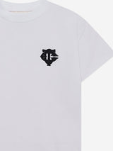The Couture Club Kids Emblem Applique T-Shirt in White