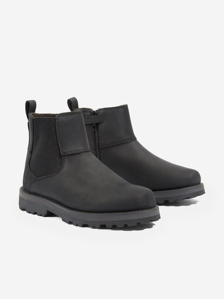 Timberland Kids Courma Mid Chelsea Boots in Black