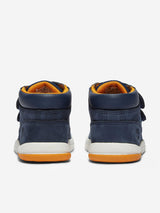 Timberland Boys Toddle Tracks Mid Hook & Loop Boots in Navy