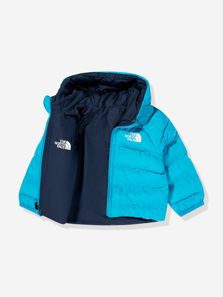 The North Face Baby Reversible Perrito Hooded Jacket in Blue
