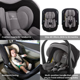 Noordi Fjordi V2 Leather 3in1 with Travel Carrier Car Seat