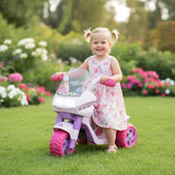 Peg Perego Flower Princess 6V Electric Ride-On Motorcycle with Lights & Sounds, 2+ Years