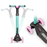 BERG Nexo Foldable Scooter with LED Wheels