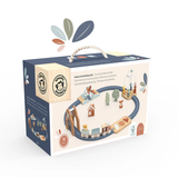 Speedy Monkey Mult-Activity Wooden Train Railway Set