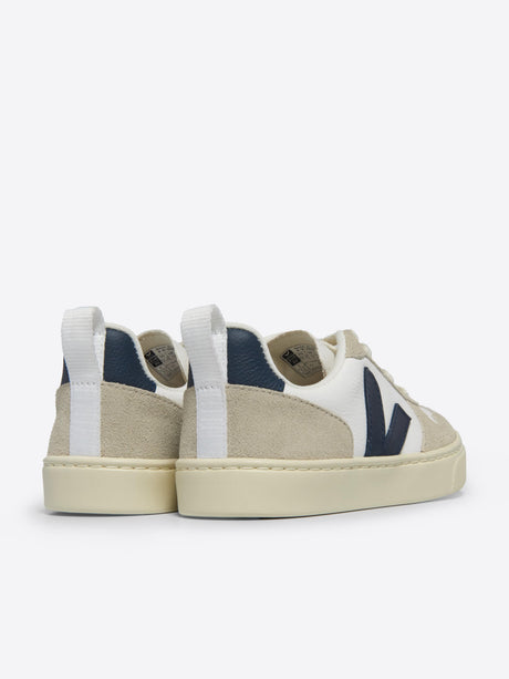 Veja Boys Laces Leather V-10 Trainers in White