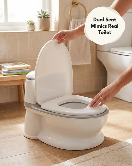 Pote Pals My First WC Potty - Grey