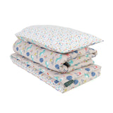 FORREST 3 Piece Reversible Cot Bed Set – Organic Cotton Baby Bedding - Woody