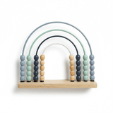 Blue Wooden Abacus Beads Toy