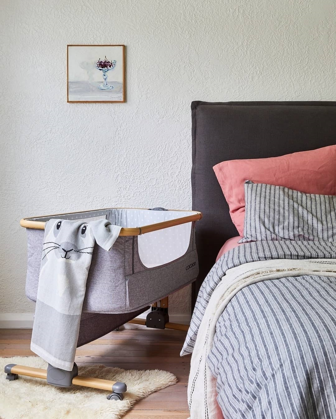 Cocoon Snuggle Time Co-Sleeper Crib with Mattress