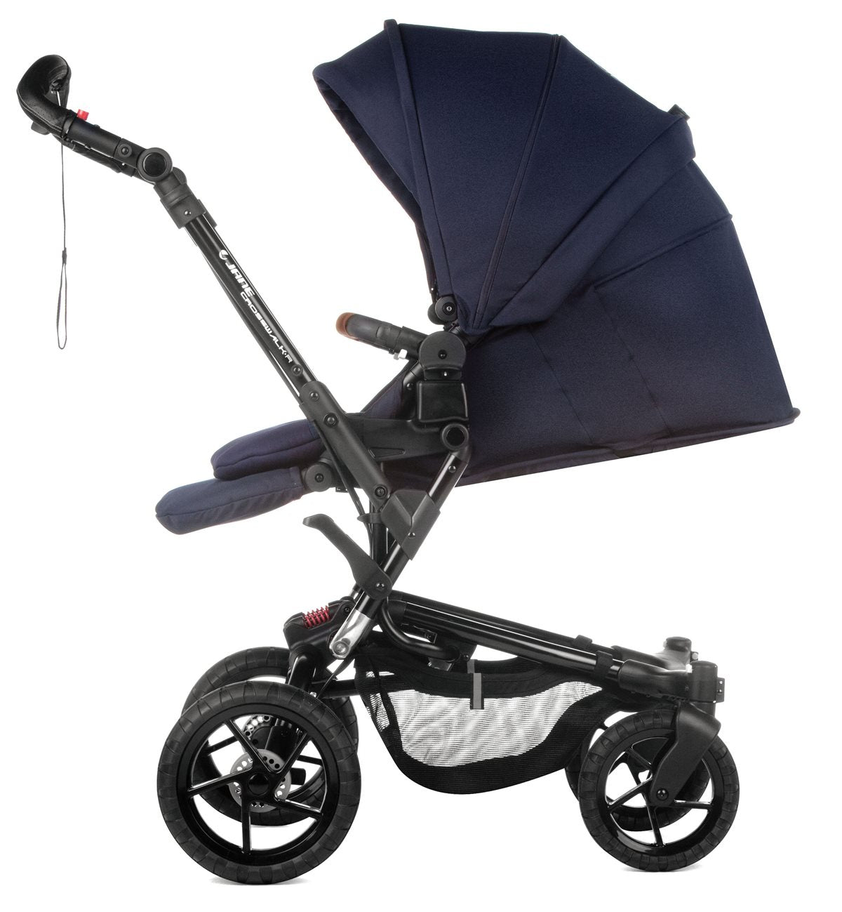 Jané Crosswalk-R All-Terrain Travel System with Sweet Carrycot & Koos iSize R1, Tech Mouse / Black Grey