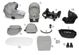 Noordi Fjordi Leather 3in1 with Travel Carrier Car Seat