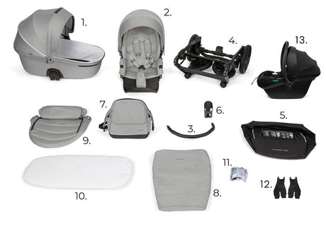 Noordi Fjordi V1 - 3in1 Travel System with Travel Carrier i-Size Car Seat