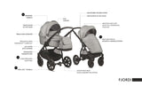 Noordi Fjordi 2in1 Pram