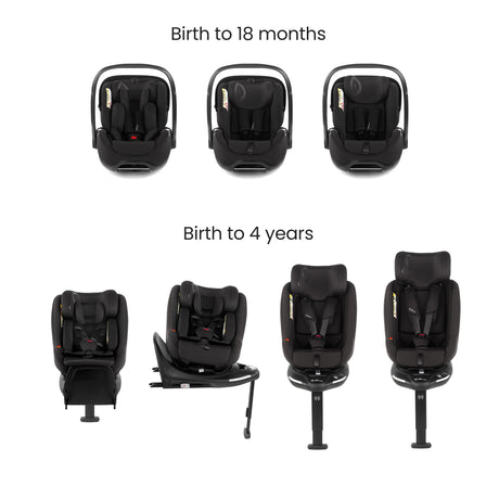 Jané Trider Fully Equipped 0-4 Year Family Car Seat Travel System Bundle