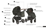 Noordi Luno All Trails 2in1 Pram